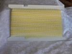 Flower Edge Eyelet Lace Per Meter 30mm Lemon